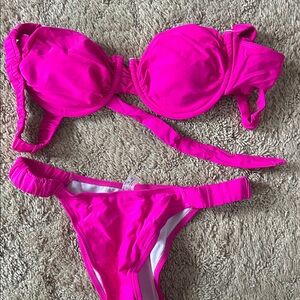 Vibrant Pink Bikini Set